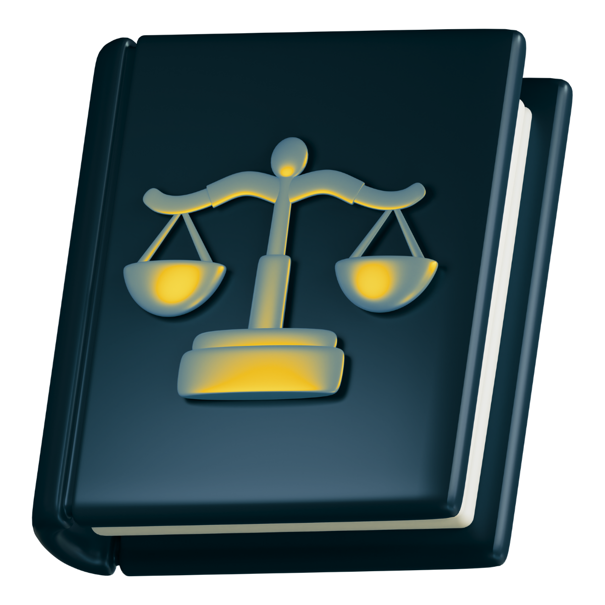 Open law book illustration