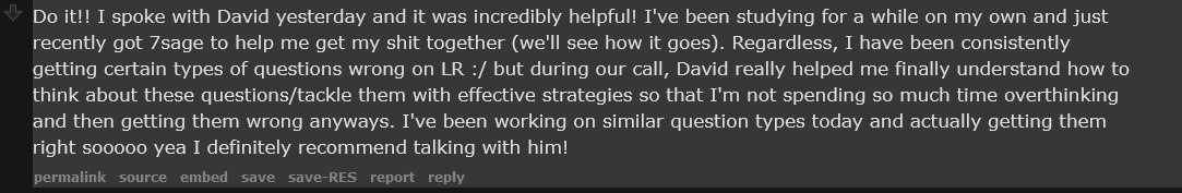 LSAT Academy student testimonial about full-ride scholarship